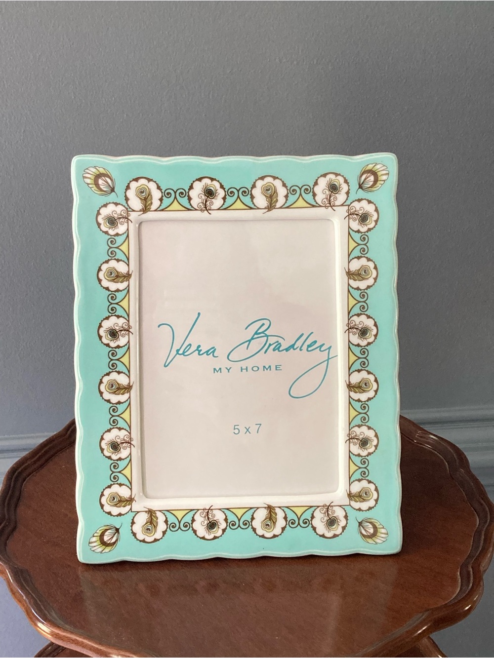 Vera Bradley Ceramic 5x7 Picture Frame